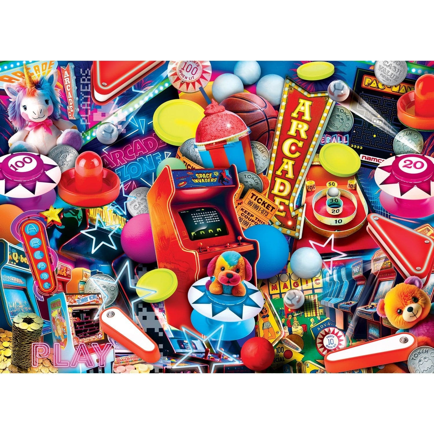 Master Pieces Flashbacks - Spiele 1000 Teile Puzzle Master-Pieces-72540 Master Pieces Flashbacks - Spiele 1000 Teile Puzzle Master-Pieces-72540 von Master Pieces