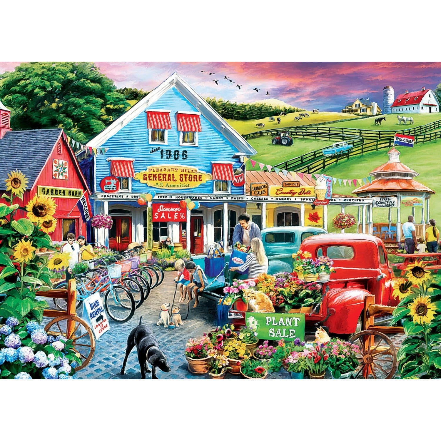 Master Pieces General Store - Pleasant Hills 1000 Teile Puzzle Master-Pieces-72267 Master Pieces General Store - Pleasant Hills 1000 Teile Puzzle Master-Pieces-72267 von Master Pieces