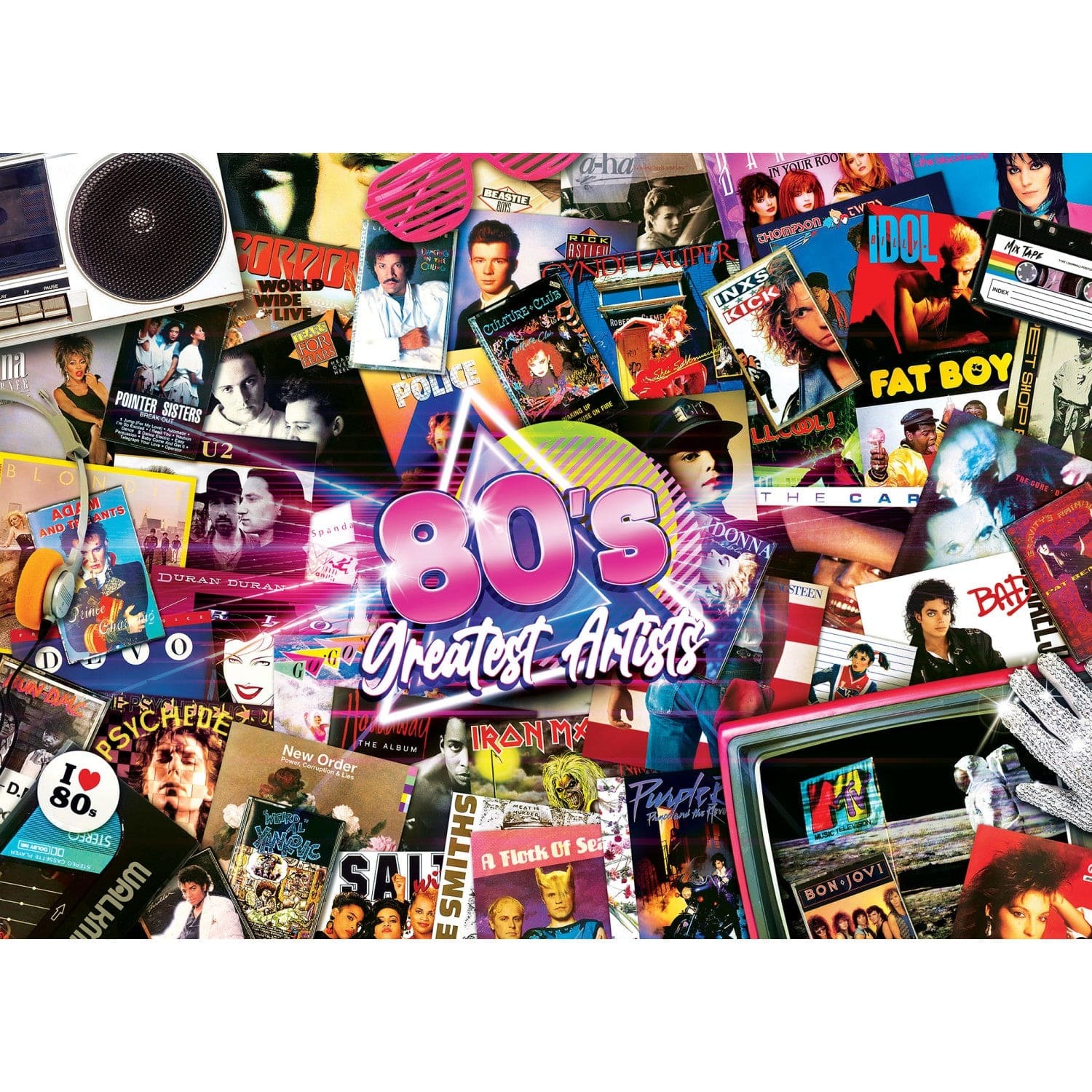 Master Pieces Greatest Hits - 80er Jahre 1000 Teile Puzzle Master-Pieces-72306 Master Pieces Greatest Hits - 80er Jahre 1000 Teile Puzzle Master-Pieces-72306 von Master Pieces