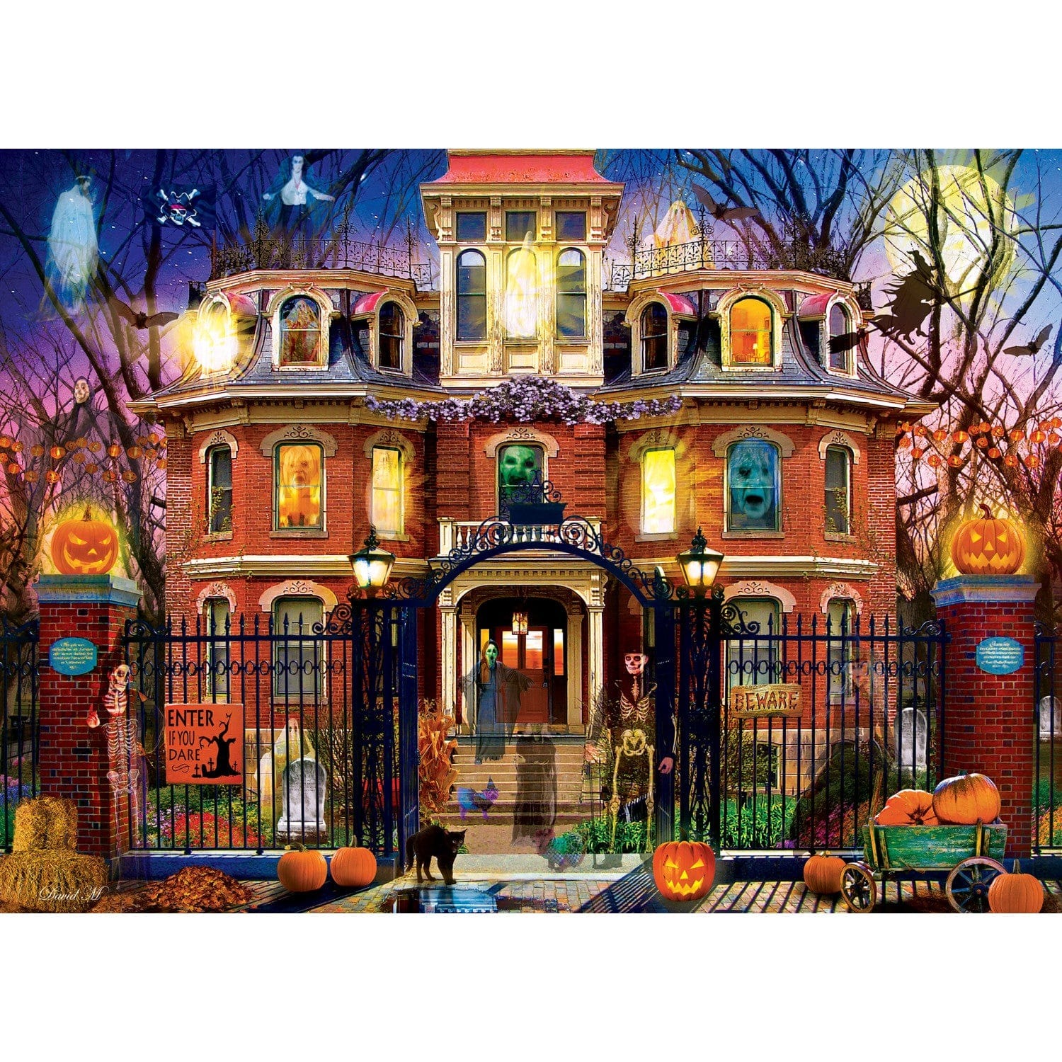 Master Pieces Halloween - Spukhaus auf dem Hügel - Glow in the Dark 1000 Teile Puzzle Master-Pieces-72246 Master Pieces Halloween - Spukhaus auf dem Hügel - Glow in the Dark 1000 Teile Puzzle Master-Pieces-72246 von Master Pieces