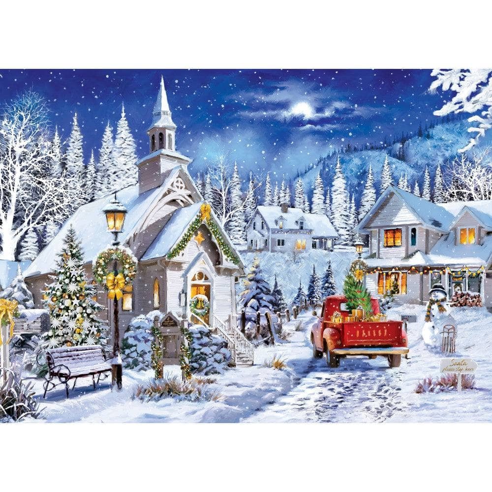 Master Pieces Holiday Glitter & Gold - Kapelle im Winter 1000 Teile Puzzle Master-Pieces-72578 Master Pieces Holiday Glitter & Gold - Kapelle im Winter 1000 Teile Puzzle Master-Pieces-72578 von Master Pieces