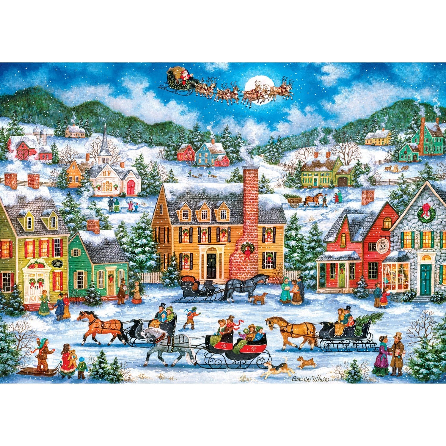 Master Pieces Holiday - Überflug an Heiligabend 1000 Teile Puzzle Master-Pieces-71773 Master Pieces Holiday - Überflug an Heiligabend 1000 Teile Puzzle Master-Pieces-71773 von Master Pieces