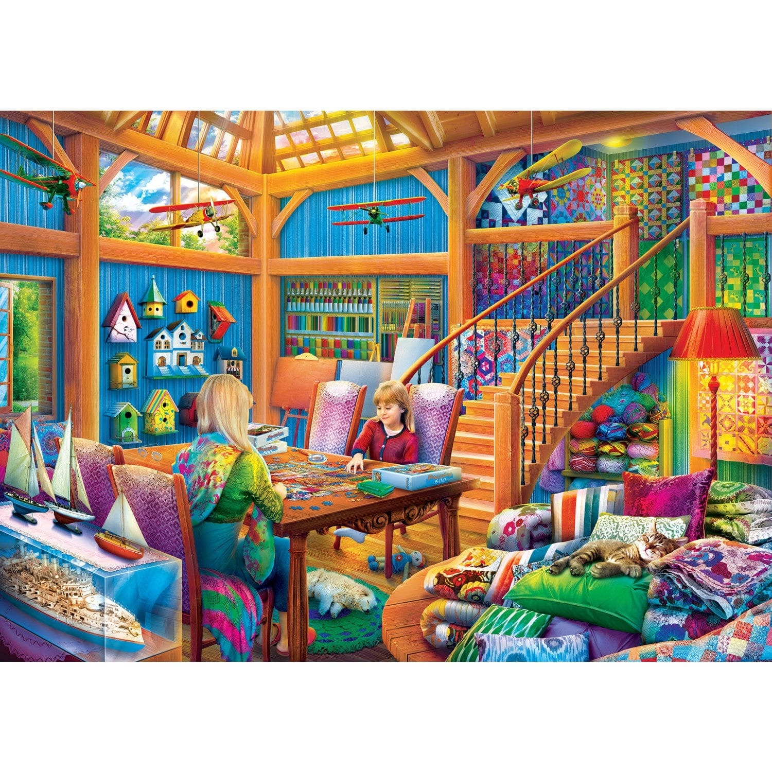 Master Pieces Home Sweet Home - Zeit für Hobbies 500 Teile Puzzle Master-Pieces-32295 Master Pieces Home Sweet Home - Zeit für Hobbies 500 Teile Puzzle Master-Pieces-32295 von Master Pieces