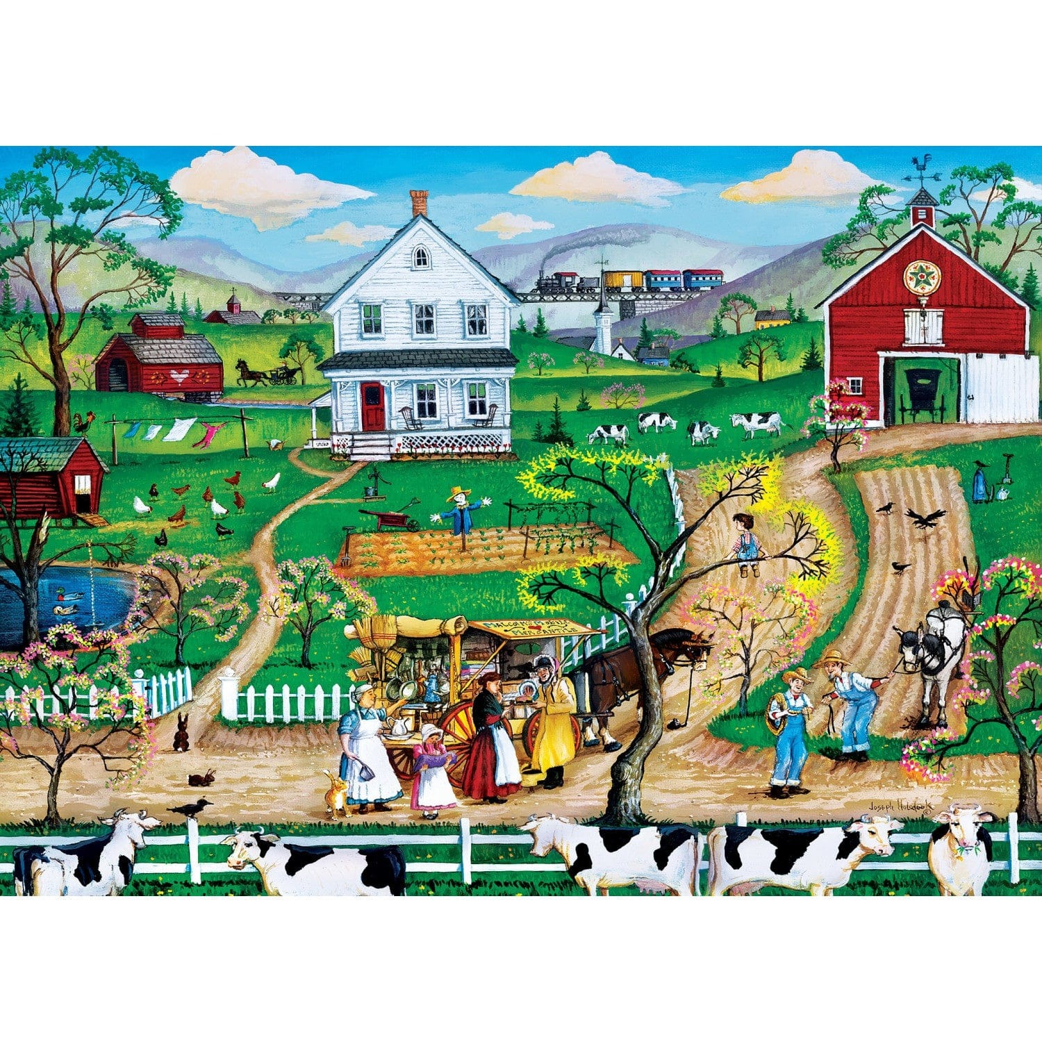 Master Pieces Hometown Gallery - Der Hausierer 1000 Teile Puzzle Master-Pieces-72123 Master Pieces Hometown Gallery - Der Hausierer 1000 Teile Puzzle Master-Pieces-72123 von Master Pieces
