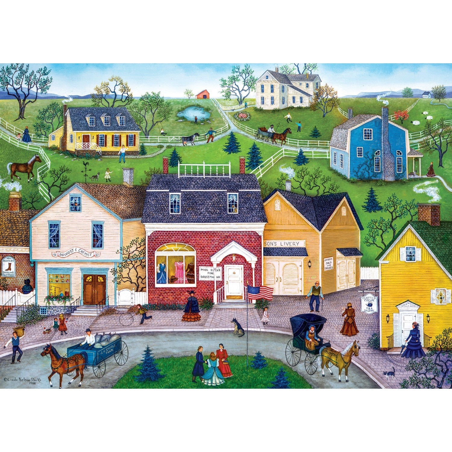 Master Pieces Hometown Gallery - Der Kleiderladen 1000 Teile Puzzle Master-Pieces-71934 Master Pieces Hometown Gallery - Der Kleiderladen 1000 Teile Puzzle Master-Pieces-71934 von Master Pieces