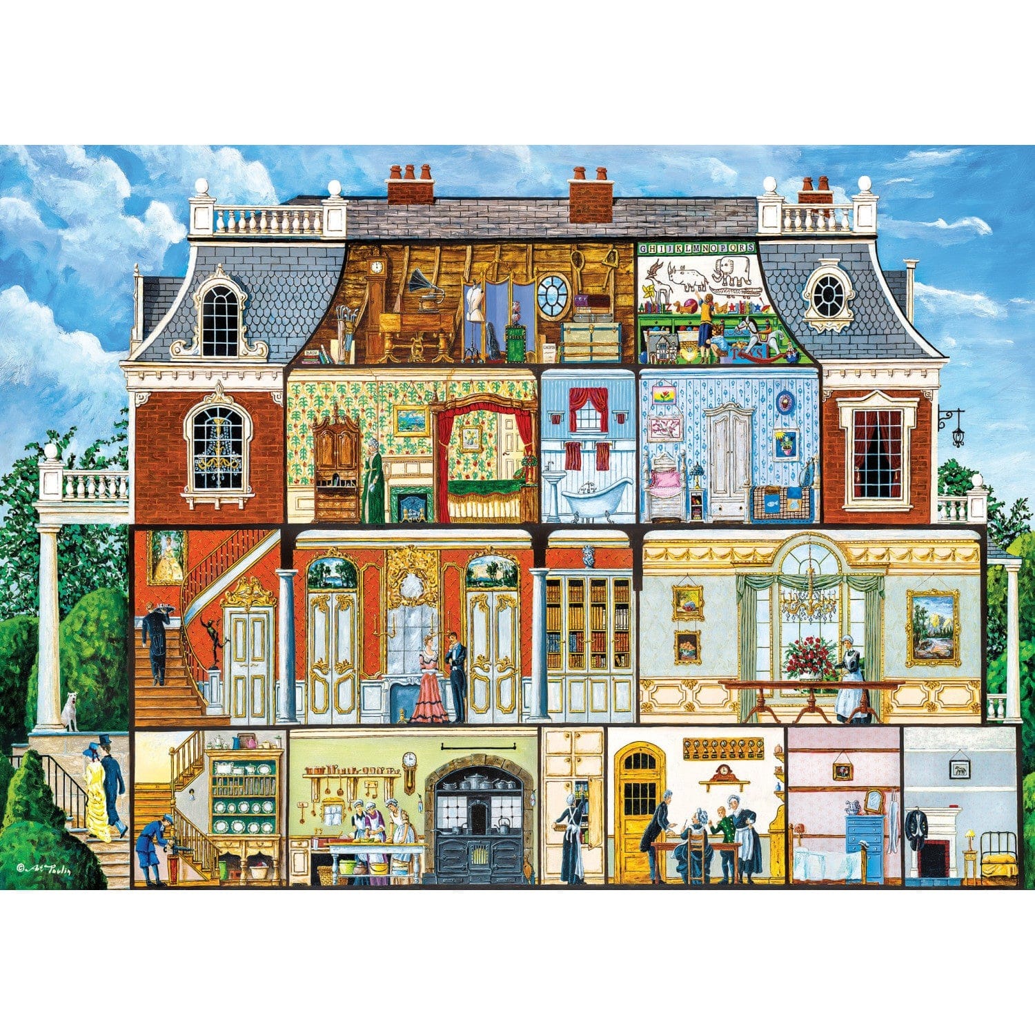 Master Pieces Inside Out - Waldens Herrenhaus 1000 Teile Puzzle Master-Pieces-71836 Master Pieces Inside Out - Waldens Herrenhaus 1000 Teile Puzzle Master-Pieces-71836 von Master Pieces