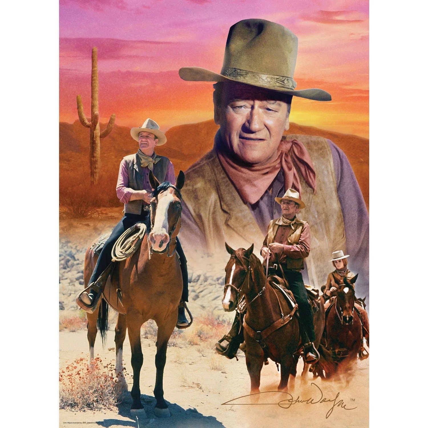 Master Pieces John Wayne - Der Weg des Cowboy 1000 Teile Puzzle Master-Pieces-71239 Master Pieces John Wayne - Der Weg des Cowboy 1000 Teile Puzzle Master-Pieces-71239 von Master Pieces