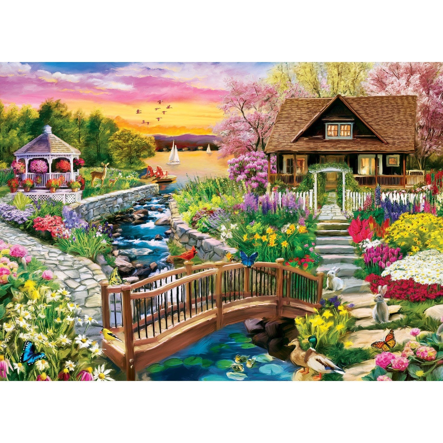 Master Pieces MasterPiece Gallery - Frühling am Ufer 1000 Teile Puzzle Master-Pieces-82129 Master Pieces MasterPiece Gallery - Frühling am Ufer 1000 Teile Puzzle Master-Pieces-82129 von Master Pieces