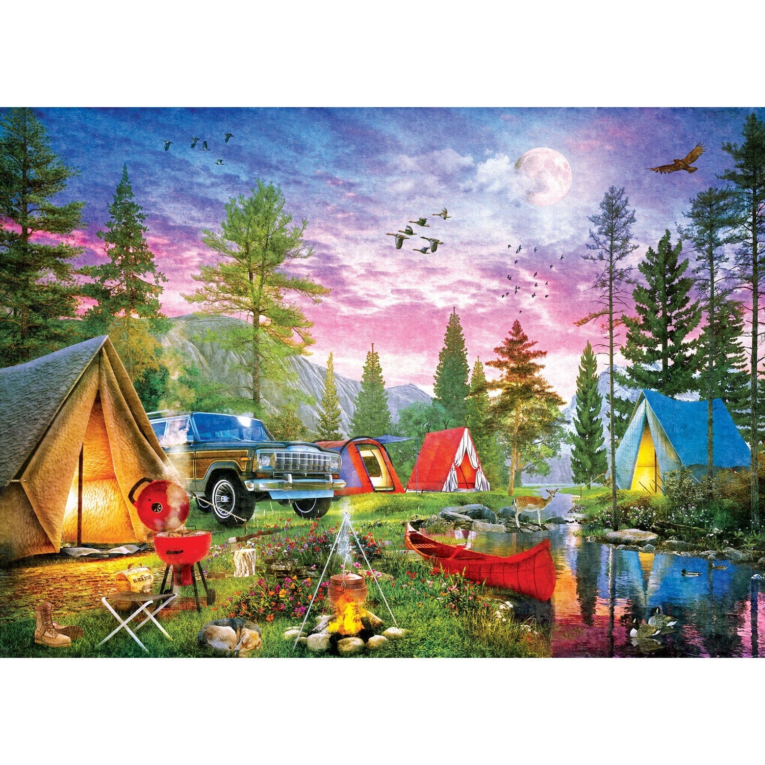 Master Pieces Mossy Oak - Camp in der Dämmerung 1000 Teile Puzzle Master-Pieces-72573 Master Pieces Mossy Oak - Camp in der Dämmerung 1000 Teile Puzzle Master-Pieces-72573 von Master Pieces
