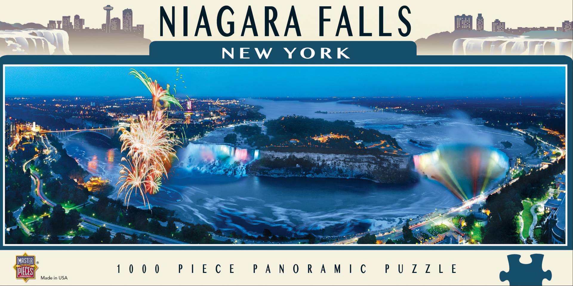 Master Pieces Niagara Falls, New York 1000 Teile Puzzle Master-Pieces-71584 von Master Pieces