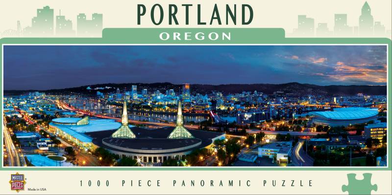 Master Pieces Portland, Oregon 1000 Teile Puzzle Master-Pieces-71590 von Master Pieces