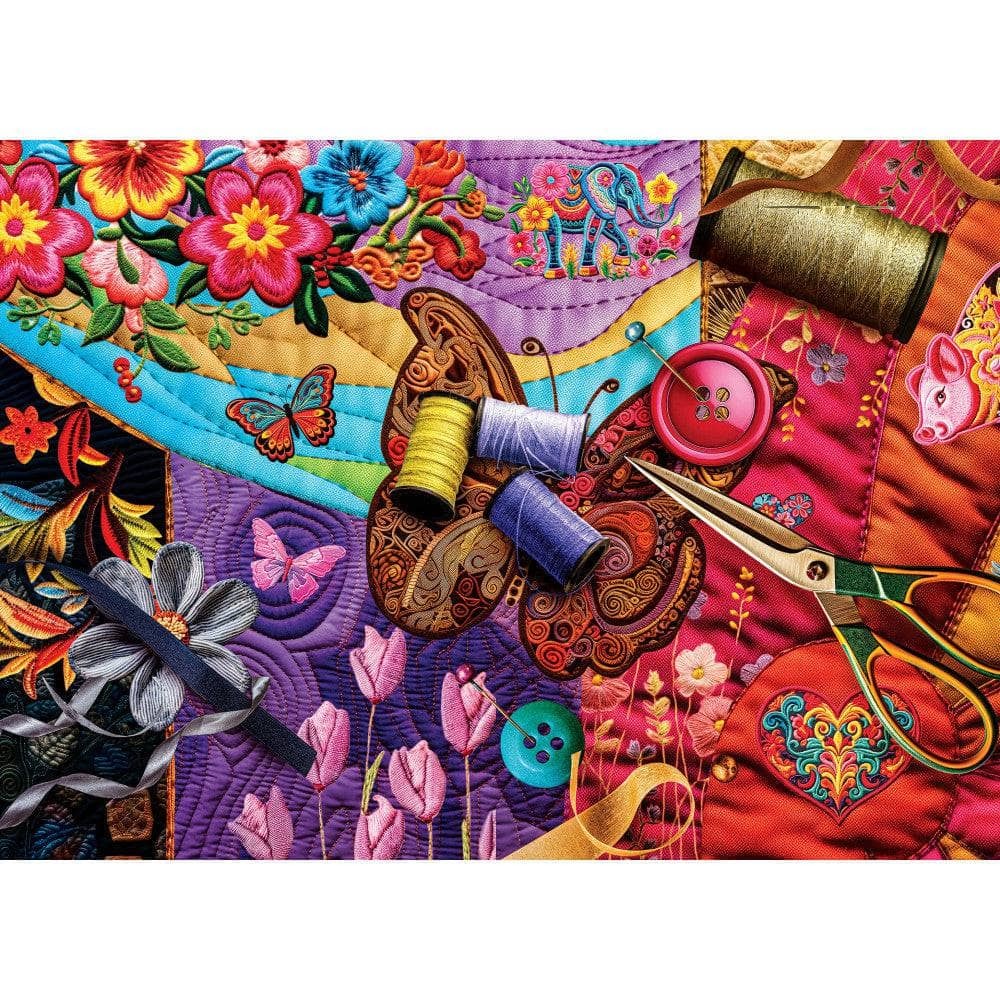 Master Pieces Quilted - Patchwork Gärten 1000 Teile Puzzle Master-Pieces-72455 Master Pieces Quilted - Patchwork Gärten 1000 Teile Puzzle Master-Pieces-72455 von Master Pieces
