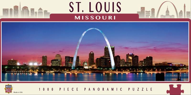 Master Pieces Saint Louis, Missouri 1000 Teile Puzzle Master-Pieces-71591 von Master Pieces