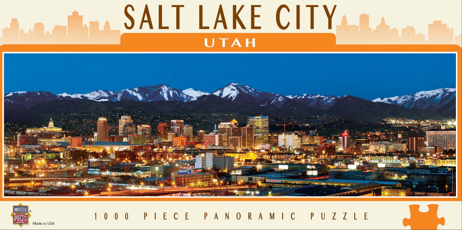 Master Pieces Salt Lake City, Utah 1000 Teile Puzzle Master-Pieces-71592 von Master Pieces