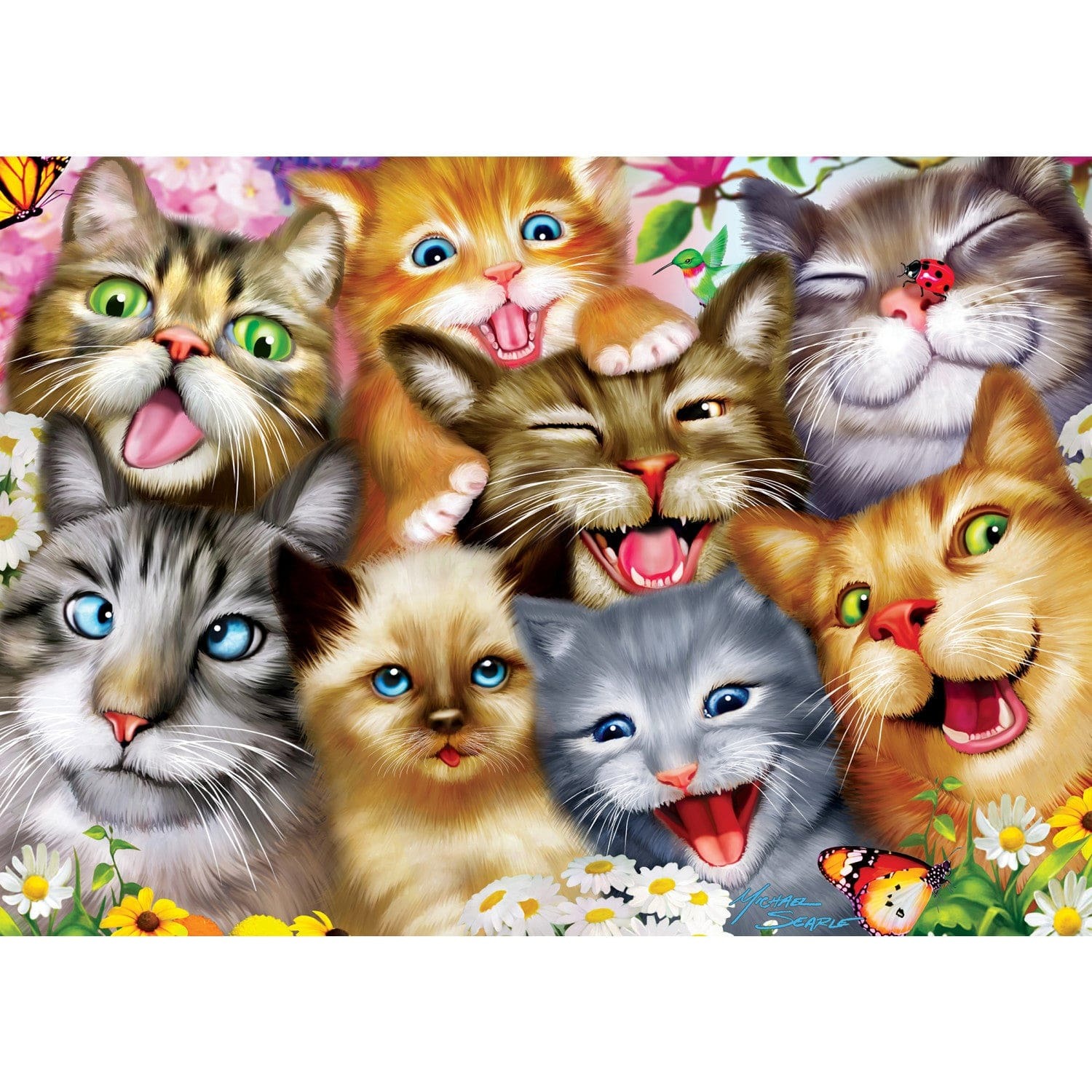 Master Pieces Selfies - Purrfekte Portraits 500 Teile Puzzle Master-Pieces-32407 Master Pieces Selfies - Purrfekte Portraits 500 Teile Puzzle Master-Pieces-32407 von Master Pieces