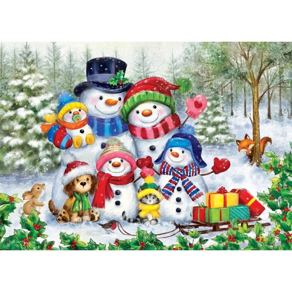 Master Pieces Sparkle & Shine - Schneemannfamilie - Glitzer Puzzle 500 Teile Puzzle Master-Pieces-32579 Master Pieces Sparkle & Shine - Schneemannfamilie - Glitzer Puzzle 500 Teile Puzzle Master-Pieces-32579 von Master Pieces