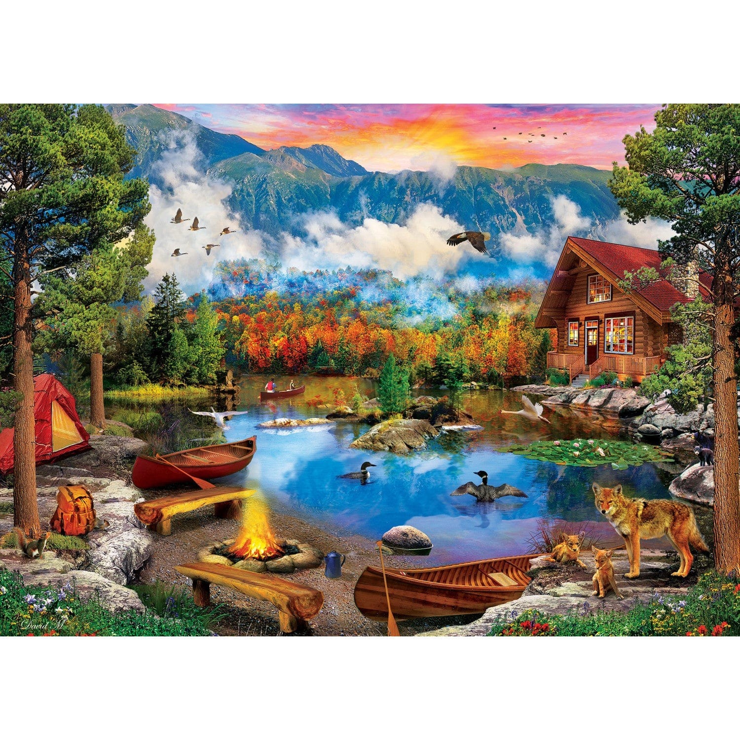 Master Pieces Time Away - Kanu bei Sonnenuntergang 1000 Teile Puzzle Master-Pieces-72130 Master Pieces Time Away - Kanu bei Sonnenuntergang 1000 Teile Puzzle Master-Pieces-72130 von Master Pieces
