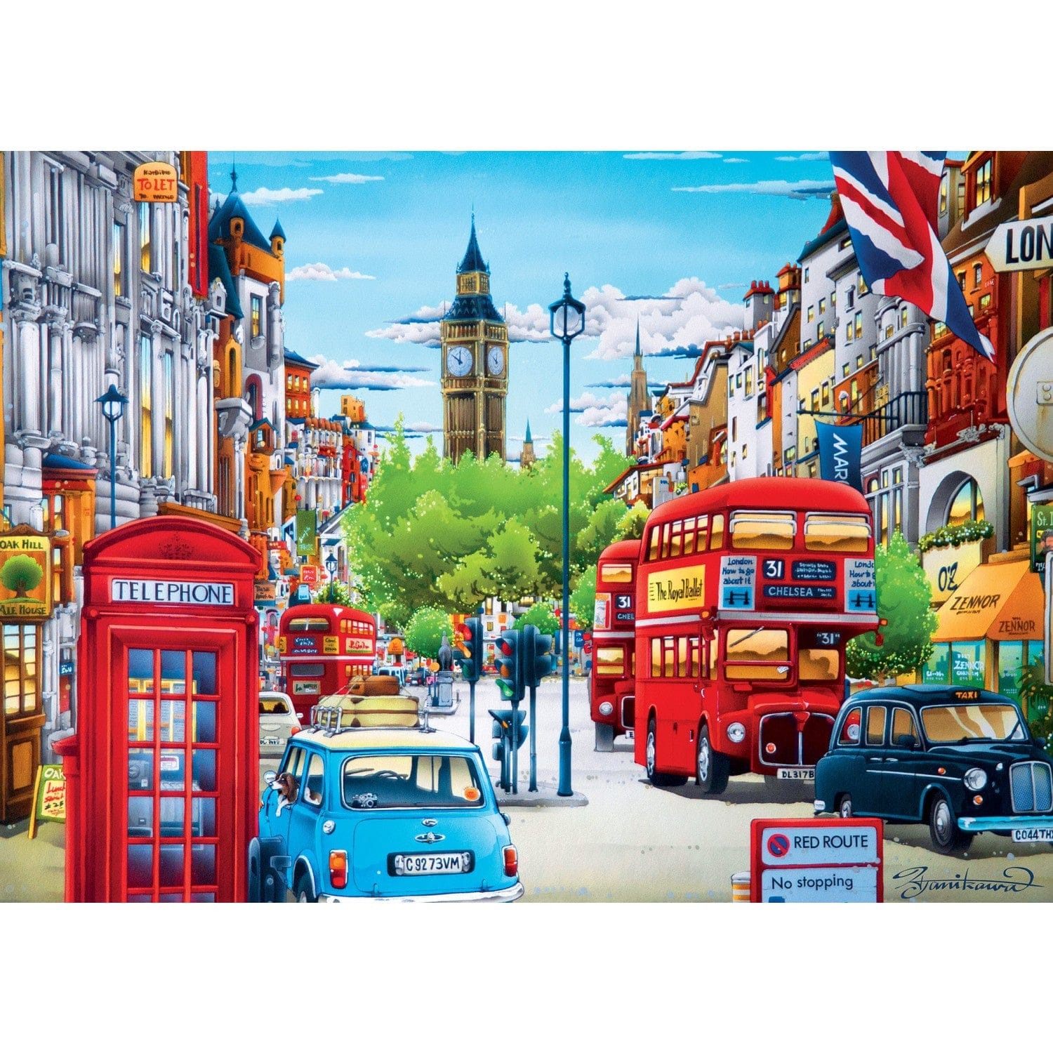 Master Pieces Travel Diary - London 500 Teile Puzzle Master-Pieces-31973 Master Pieces Travel Diary - London 500 Teile Puzzle Master-Pieces-31973 von Master Pieces