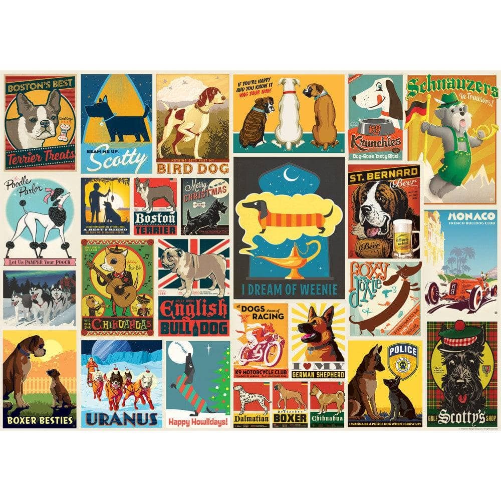 Master Pieces Vintage Poster - Hundeliebhaber 1000 Teile Puzzle Master-Pieces-72415 Master Pieces Vintage Poster - Hundeliebhaber 1000 Teile Puzzle Master-Pieces-72415 von Master Pieces