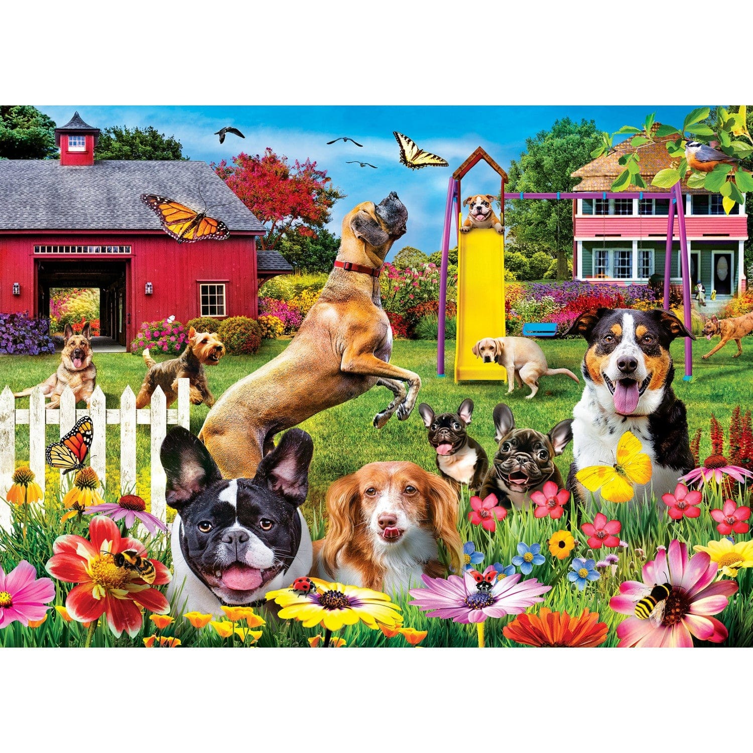 Master Pieces Wild & Whimsical - Ein toller Tag 1000 Teile Puzzle Master-Pieces-72443 Master Pieces Wild & Whimsical - Ein toller Tag 1000 Teile Puzzle Master-Pieces-72443 von Master Pieces