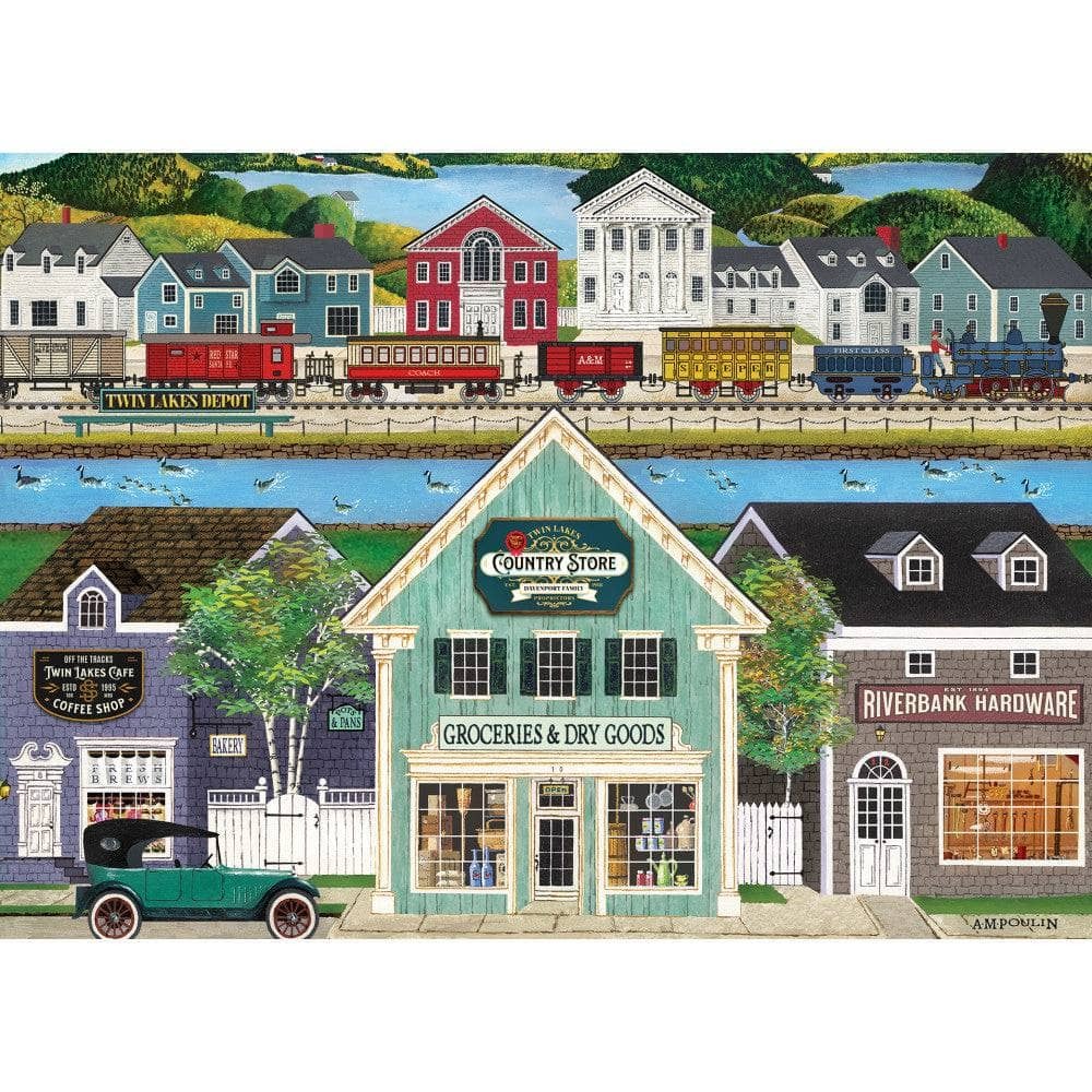 Master Pieces XXL Teile - Americana - Twin Lakes - EZ Grip 500 Teile Puzzle Master-Pieces-32595 Master Pieces XXL Teile - Americana - Twin Lakes - EZ Grip 500 Teile Puzzle Master-Pieces-32595 von Master Pieces
