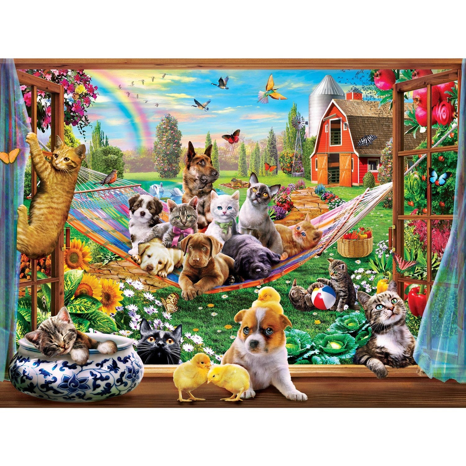 Master Pieces XXL Teile - Green Acres - Siesta am Nachmittag - EZ Grip 300 Teile Puzzle Master-Pieces-32030 Master Pieces XXL Teile - Green Acres - Siesta am Nachmittag - EZ Grip 300 Teile Puzzle Master-Pieces-32030 von Master Pieces
