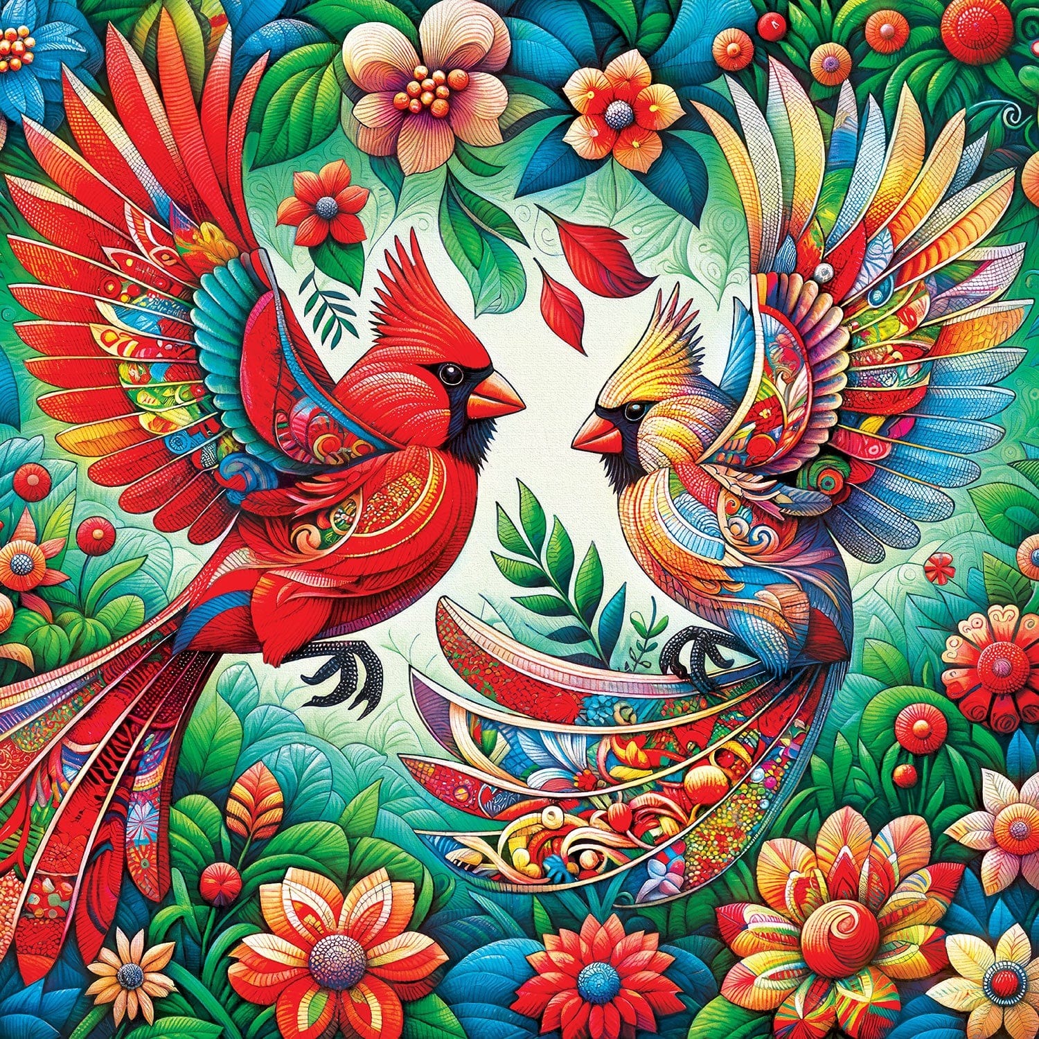 Master Pieces XXL Teile - Kaleidoskop - Tanz im Frühling - EZ Grip 300 Teile Puzzle Master-Pieces-32510 Master Pieces XXL Teile - Kaleidoskop - Tanz im Frühling - EZ Grip 300 Teile Puzzle Master-Pieces-32510 von Master Pieces