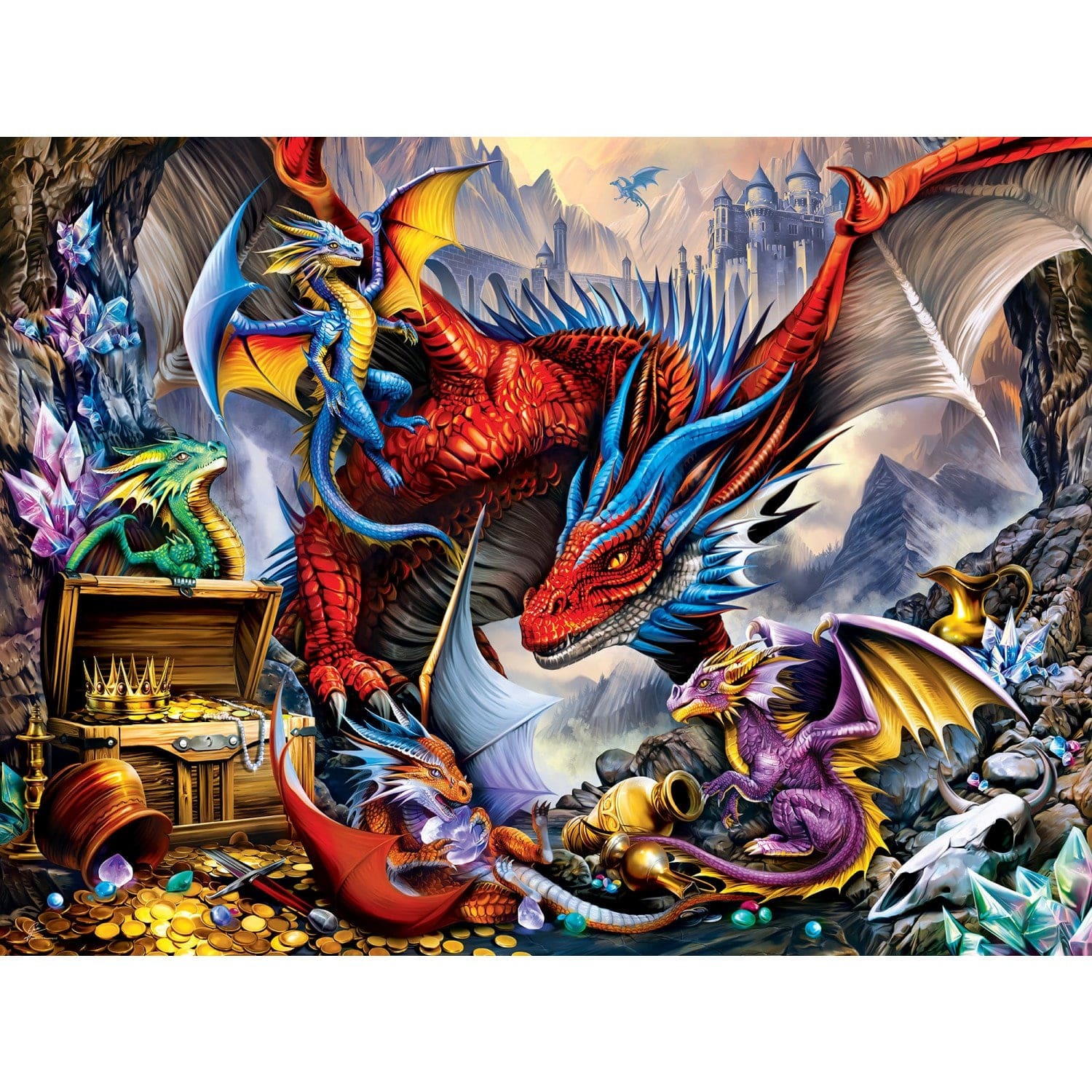 Master Pieces XXL Teile - Medley - Der Schatz des Drachen - EZ Grip 300 Teile Puzzle Master-Pieces-32281 Master Pieces XXL Teile - Medley - Der Schatz des Drachen - EZ Grip 300 Teile Puzzle Master-Pieces-32281 von Master Pieces