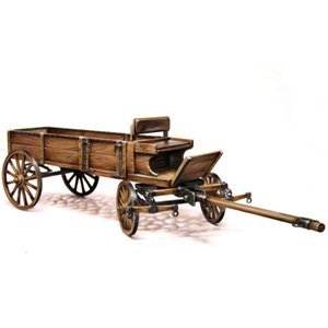 Four-wheel 1/35 French-style agricultural carriage (without horse) MB3562 (japan import) von Master box