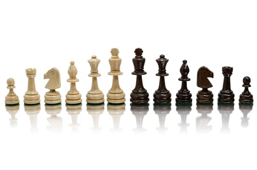 Klassisches STAUNTON Chess Pieces NO.4 | Master of Chess | Handgemachtes Championship Chess Set Ohne Schach Brett - Gewichtete nur Schachfiguren Holz von Master of Chess