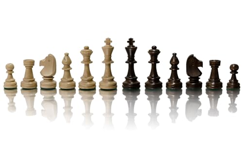 Klassisches STAUNTON Chess Pieces NO.5 | Master of Chess | Handgemachtes Championship Chess Set Ohne Schach Brett - Gewichtete nur Schachfiguren Holz von Master of Chess