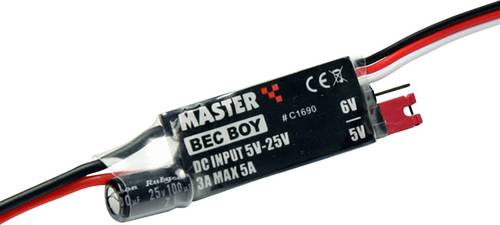 Master BEC BOY BEC-Spannungsregler 5 - 25V 3A von Master Modellbau