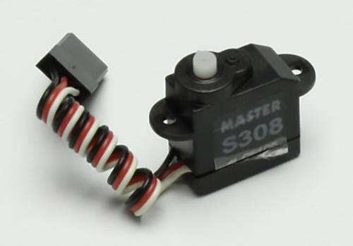 Master Micro-Servo S308 Analog-Servo Getriebe-Material: Kunststoff Stecksystem: Uni (Graupner / JR / von Master Modellbau
