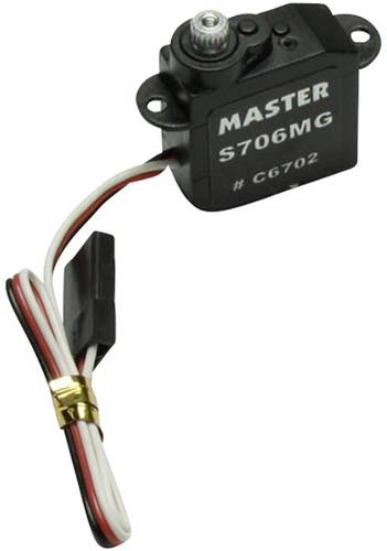 Master Modellbau Mini-Servo S706 MG Analog-Servo Getriebe-Material: Titanium Stecksystem: Uni (Graup von Master Modellbau