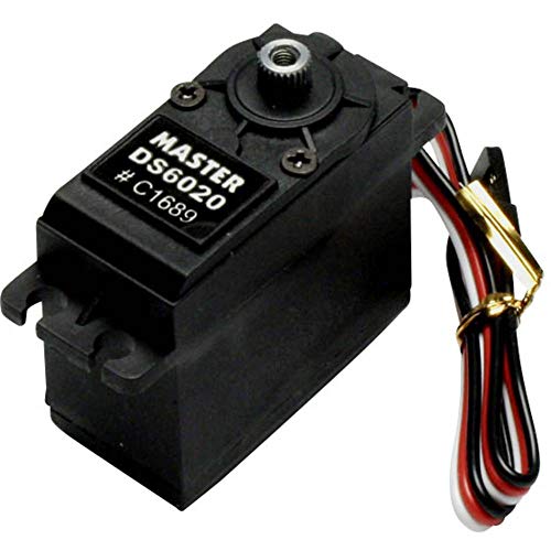 Master Modellbau Standard-Servo DS6020 MG Digital-Servo Getriebe-Material: Titanium Stecksystem: Uni (Graupner/JR/F Master Modellbau Standard-Servo DS6020 MG Digital-Servo Getriebe-Material: Titanium Stecksystem: Uni (Graupner/JR/F von Master