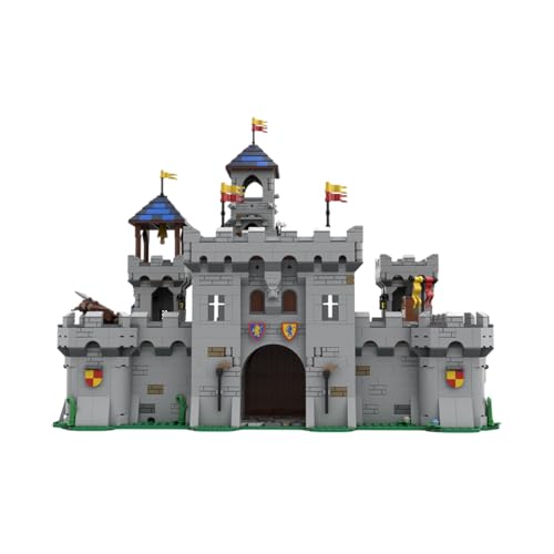 MasterBrickPlay Architektur Bausteine Bausatz, 4039 Klemmbausteine Mittelalterliches Thema Schloss Modell, Modular Building Konstruktionsspielzeug Geschenk für Erwachsene von MasterBrickPlay