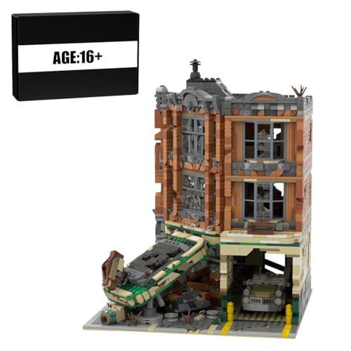 MasterBrickPlay Modular Haus Bausteine Modell, 3065 Klemmbausteine Haus Modellbausatz, MOC Architektur Modular Buildings Bausatz Konstruktionsspielzeug für Erwachsene von MasterBrickPlay