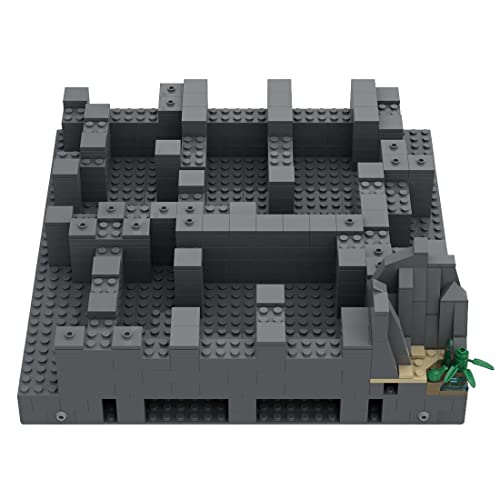 MasterBrickPlay Modular Haus Modellbausatz, 467 Teile Straßenansicht Haus Klemmbausteine Architektur Bausatz, MOC-131105 C3 Modular Building Konstruktionsspielzeug für Erwachsene von MasterBrickPlay