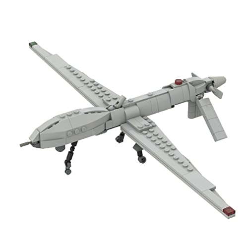 MasterBrickPlay Technik Hubschrauber Bausteine Kit, MOC-98327 Militär Thema MOC Flugzeug Spielzeug, Militär Helikopter Klemmbausteine Geschenke für Erwachsene (354 Teile) von MasterBrickPlay