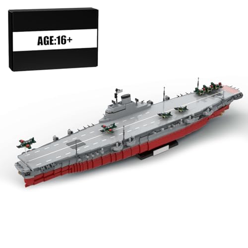 MasterBrickPlay Technik Modellbausatz Schiff, 3626 Klemmbausteine Militär Schlachtschiff Bauspielzeug, Technik Kriegsschiffe Battleship Bausteine Konstruktionsspielzeug für Erwachsene von MasterBrickPlay