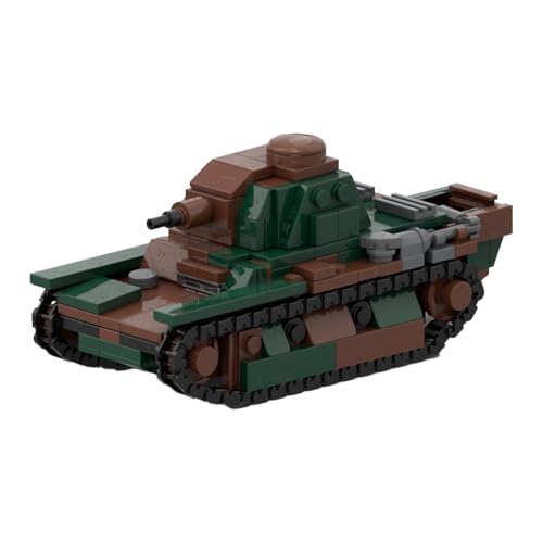 MasterBrickPlay Technik Panzer Bausatz, MOC-127245 R40 Militärische Panzer Bausteine, 326 Teile Klemmbausteine Konstruktionsspielzeug Geschenk für Erwachsene von MasterBrickPlay