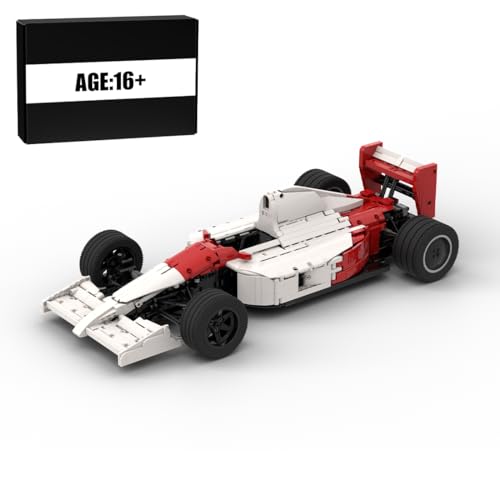 MasterBrickPlay Technik Rennwagen, 2842 Stück Rennwagen Klemmbausteine MOC-180921 MP-46 2024 Maßstab 1/8 Drift Auto Modell, Sportwagen Bausatz Geschenk für Erwachsene von MasterBrickPlay