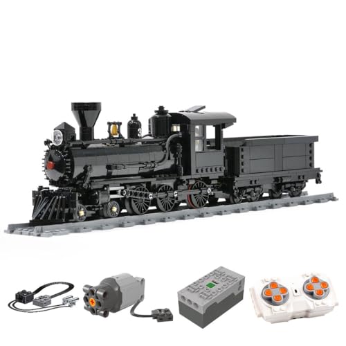 MasterBrickPlay Technik Zug Bausteine, 952 Teile Schnellzug Lokomotive Set Modell Bauspielzeug, Technik City Güterzug Bausatz, Zug Eisenbahn Geschenk für Erwachsene von MasterBrickPlay