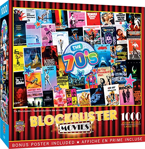 Blockbuster Filme – Die 70er Jahre 1000 Teile Puzzle 680 mm x 490 mm (mpc) von MasterPieces