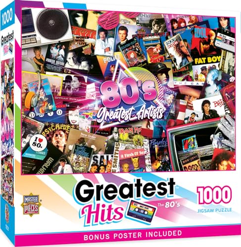 Greatest Hits – 80er-Jahre-Puzzle, 1000 Teile von MasterPieces