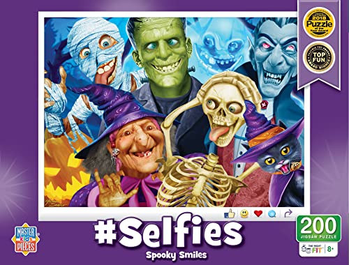 Halloween - Selfies - Gruseliges Lächeln 200 Teile Puzzle von MasterPieces