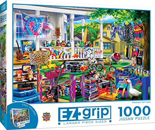 MasterPieces 1000-teiliges EZ-Grip-Puzzle für Erwachsene, Familie oder Jugendliche – Flashback Yard Sales – 59,7 x 86,4 cm von MasterPieces