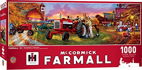 MasterPieces 1000-teiliges Puzzle für Erwachsene, Familie oder Jugendliche – Farmall Panorama – 33 x 99 cm von MasterPieces