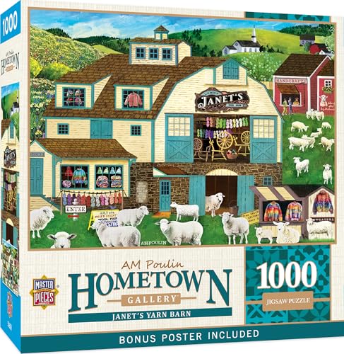 MasterPieces 1000-teiliges Puzzle für Erwachsene, Familie oder Jugendliche – Janets Wollwaren – 48,9 x 67,9 cm MasterPieces 1000-teiliges Puzzle für Erwachsene, Familie oder Jugendliche – Janets Wollwaren – 48,9 x 67,9 cm von MasterPieces