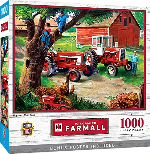 MasterPieces Farmall Boys und ihre Spielsachen Puzzle, Kunst von Charles Freitag, 1000-Stück MasterPieces Farmall Boys und ihre Spielsachen Puzzle, Kunst von Charles Freitag, 1000-Stück von MasterPieces